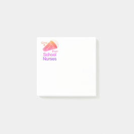 Ut för skolsjuksköterskor post-it block
