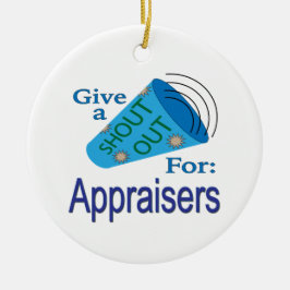 Ut för utvärderare julgransprydnad keramik