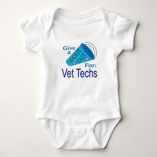Ut för Vet Techs T Shirt (Framsida)