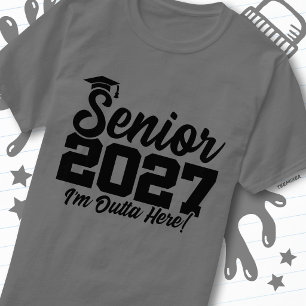 Ut här examenscitat avgångsklass 2027 t shirt