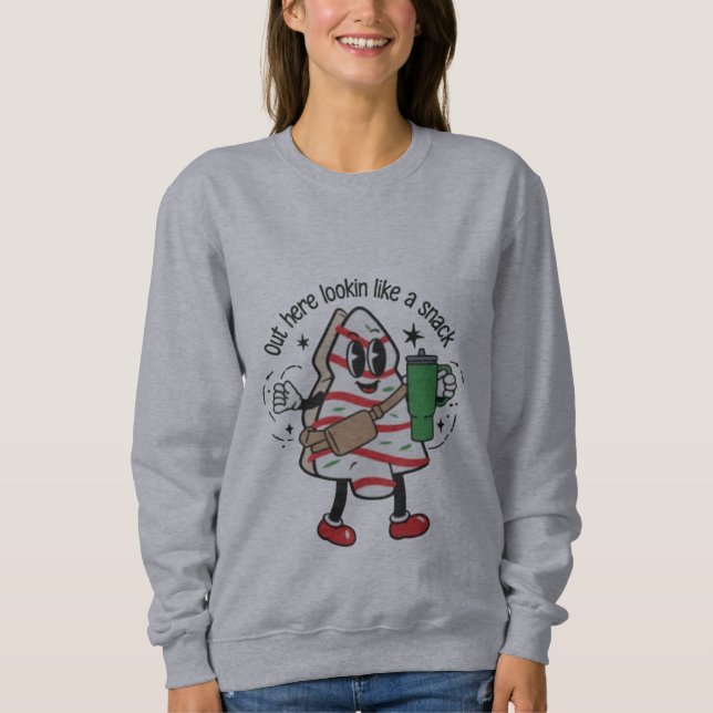 Ut här ute ser ut som en mellanmålskristallkakel  t shirt (Framsida)