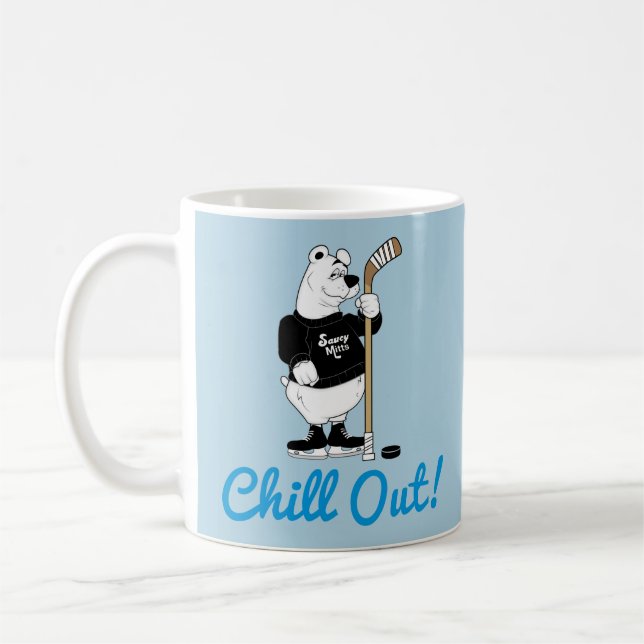Ut! Hockey Polar Bear Mugg (Vänster)