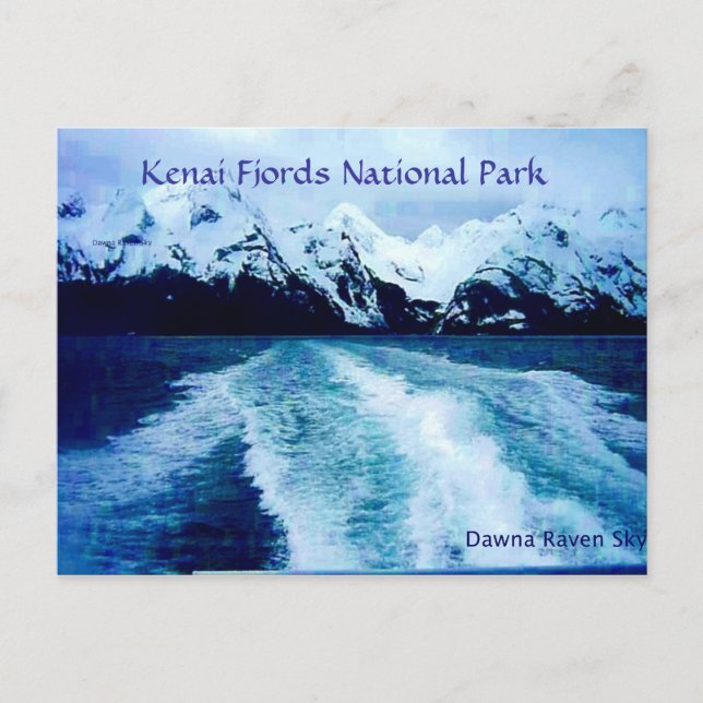 Ut i bukten vykort (Framsida)