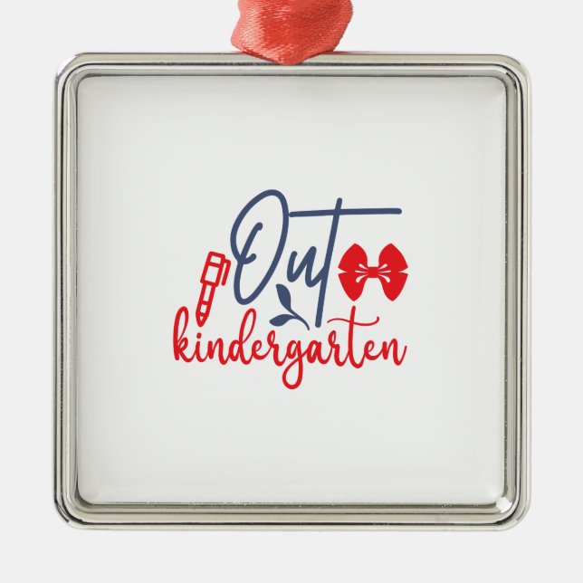 Ut Kindergarten Julgransprydnad Metall (Framsidan)