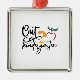Ut Kindergarten Julgransprydnad Metall