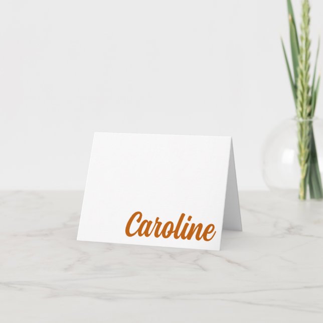 UT Longhorns Krok! Tack-kort för personlig Anteckningskort (Framsida)