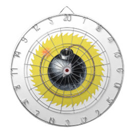 Ut med en strålande bomb darttavla