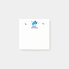 Ut med idrottssamordnarna post-it block