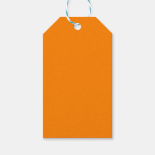 UT-orangen färg Presentetikett