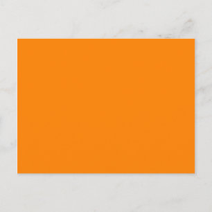 UT-orangen färg Vykort