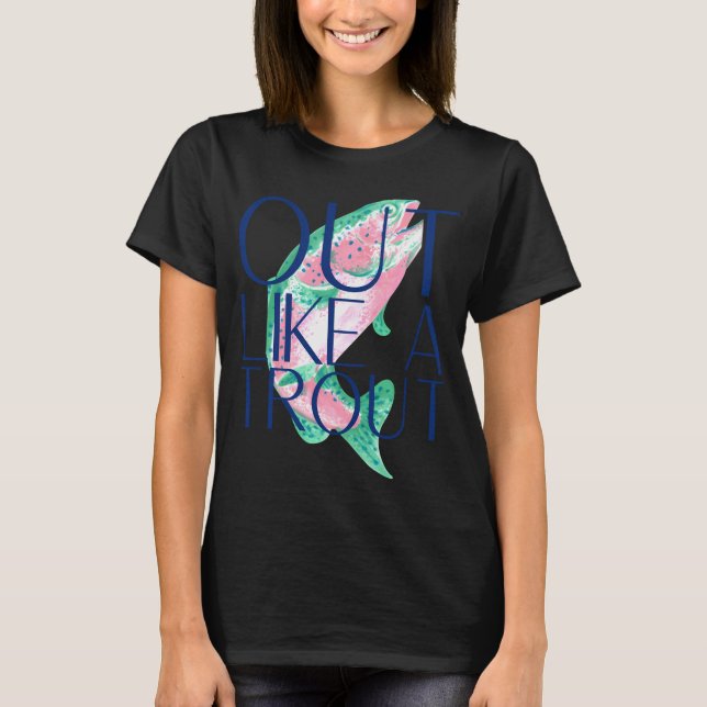 Ut som en öring t shirt (Framsida)