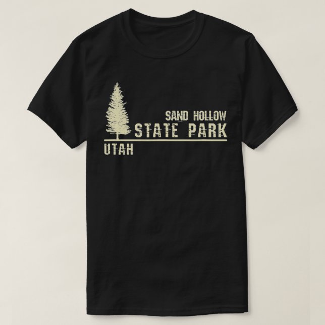 UT Souvenir - Utah Sand Hollow State Park T Shirt (Design framsida)