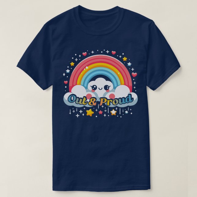 Ut stolt t shirt (Design framsida)