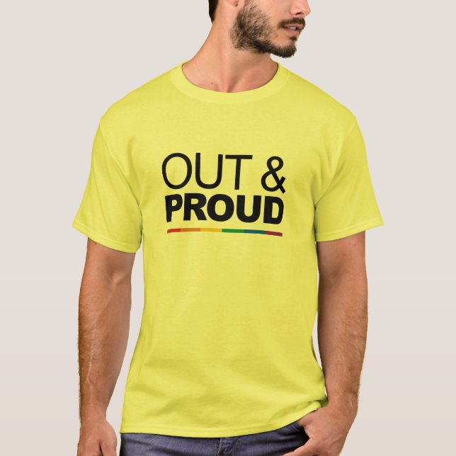 UT & STOLT T-SHIRT (Framsida)