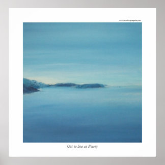 Ut till havs i Fowey Poster