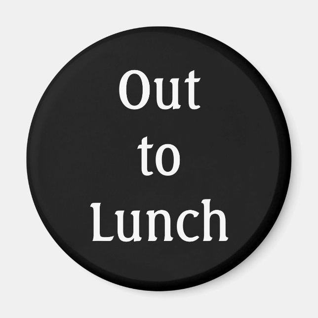 "Ut till Lunch" Magnet (Framsidan)