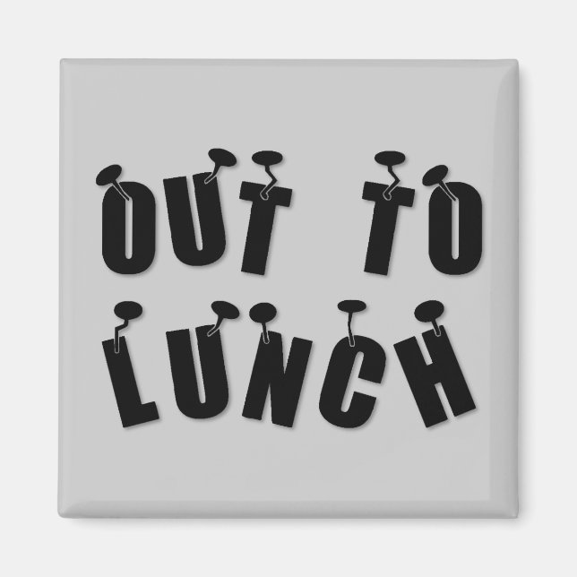 "Ut till Lunch" Magnet (Framsidan)