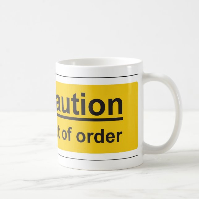 ut ur beställa kaffemugg (Höger)
