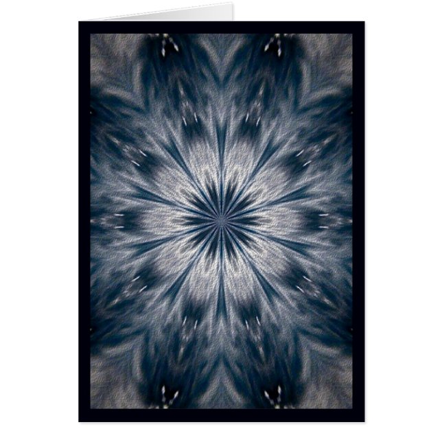 Ut ur blåtten hälsningskort (Framsidan)