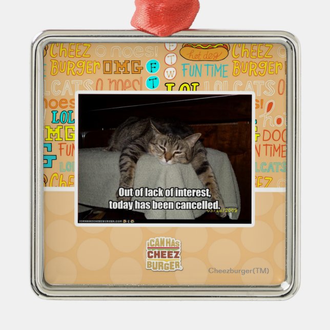 Ut ur brist av intressera julgransprydnad metall (Framsidan)