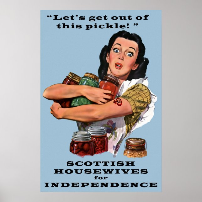 Ut ur den här fickan med Scottish Independence Poster (Framsidan)