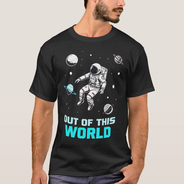 UT UR DEN HÄR VÄRLDEN - Astronaut T Shirt (Framsida)
