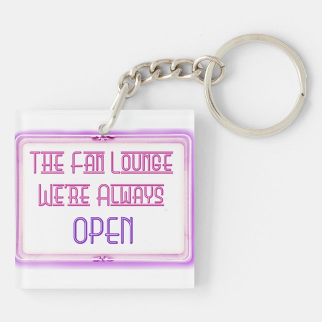 Ut ur den Towner LoungerKeychain rosor/svarten (Baksidan)