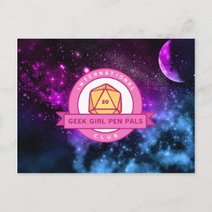 "Ut ur denna värld" IGGPPC-vykort för Logotyp Vykort