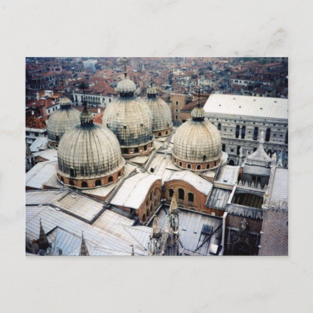 Ut ur det från tak toppar vykort (Framsida)