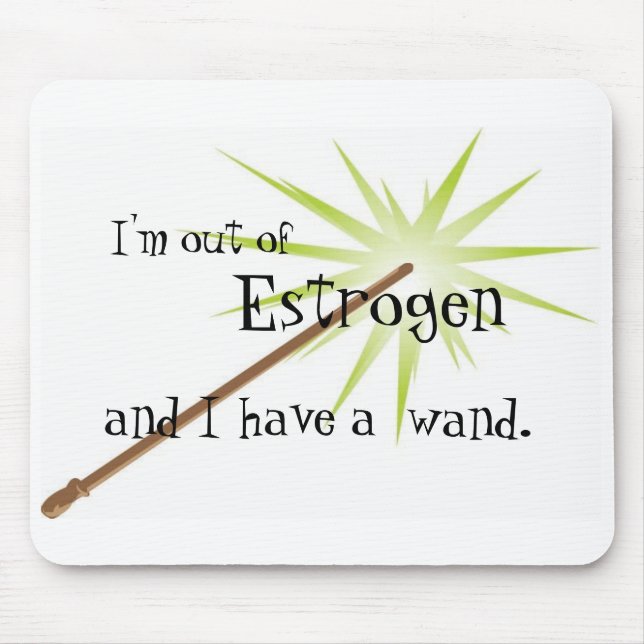 Ut ur Estrogen Mousepad Musmatta (Framsidan)