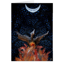 Ut ur flammar: Phoenix resning Hälsningskort