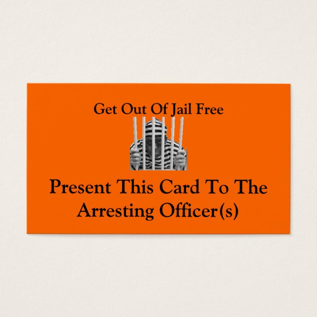 Ut ur jail-fria kort (Framsidan)