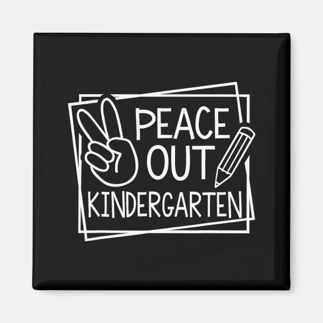 Ut ur Kindergarten förra dagen, sommaruppehållet 1 Magnet (Framsidan)