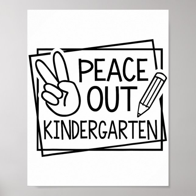 Ut ur Kindergarten förra dagen vid sommaruppehålle Poster (Framsidan)