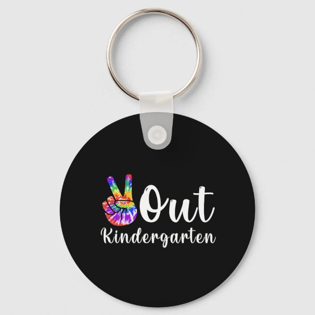 Ut ur Kindergarten förra Studenten-dagen Nyckelring (Framsida)