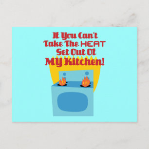 Ut ur köket vykort
