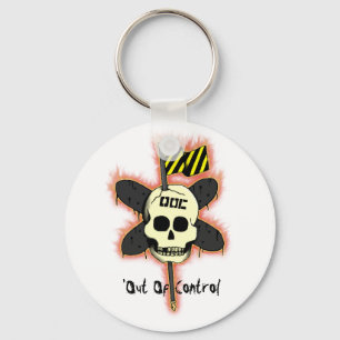 "Ut ur kontrollera" - Pyro Keychain Nyckelring