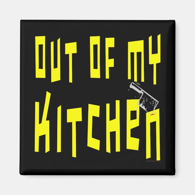 Ut ur min köksfack, Fridge Magnet (Framsidan)