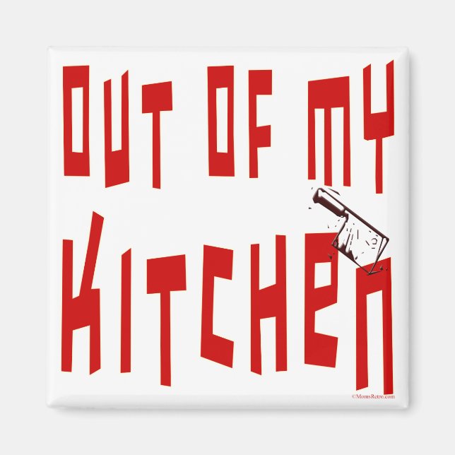 Ut ur min köksfack, Fridge Magnet (Framsidan)