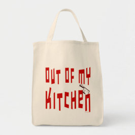 Ut ur min köksfoni Cook Slogan Tote Bag Tygkasse