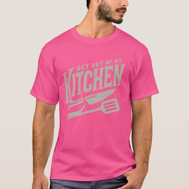 Ut ur min köksmatlagning och matlagning t shirt (Framsida)
