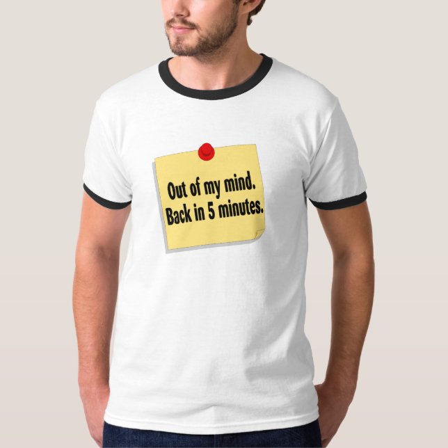 Ut ur mitt vara besvärad i 5 noterar tillbaka tee (Framsida)
