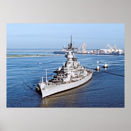 Ut ur Pension: Battleshöft Wisconsin Poster