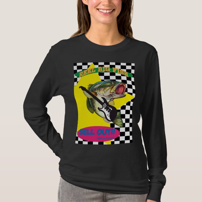 Ut ur Reel Big Fish Baseball ¾ Sleeve T Shirt (Framsida)