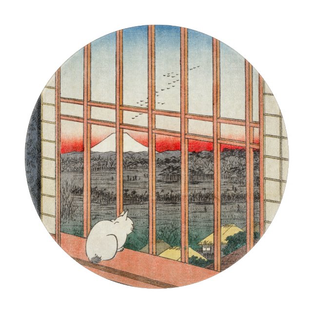 Utagawa Hiroshige - Asakusa Ris fält (Framsidan)