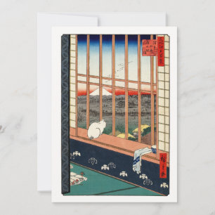 Utagawa Hiroshige - Asakusa Ris fält Inbjudningar