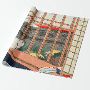 Utagawa Hiroshige - Asakusa Ris fält Presentpapper