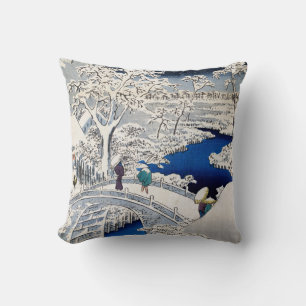 Utagawa Hiroshige - Drum Bridge vid Meguro Kudde