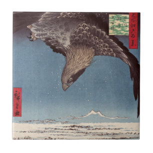 Utagawa Hiroshige - Fukagawa Susaki och Jumantsubo Kakelplatta
