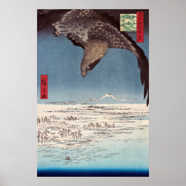 Utagawa Hiroshige - Fukagawa Susaki och Jumantsubo Poster